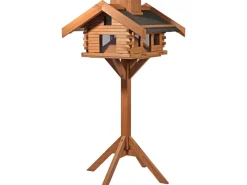 Outlet Dobar Vogelhaus Blockhaus Gipfel 84 cm x 78 cm x 53 cm Kiefer Braun FSC®