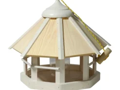 Dobar Vogelhaus Camouflage 8-Eckig mit Futtersilo Hängend FSC®