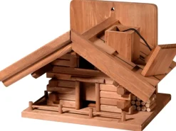 Best Dobar Vogelhaus St. Moritz im Berghütten-Design 33 x 24,5 x 21 cm Braun FSC®