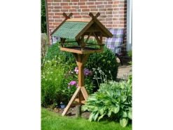 Dobar Vogelhaus Westfalen mit Futterhaus 78 cm x 62 cm x 58 cm Kiefer