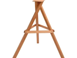 Dobar Vogelhaus-Ständer 66,5 x 66,5 x 84 cm Braun dreibeinig Eiche