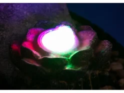 Discount Dobar Zimmerbrunnen Buddha Lotusblüte in Steinoptik mit Deko-Steinen