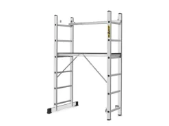 Drabest Arbeitsgerüst 3-in-1 Aluminiumleiter Traglast 150kg