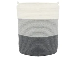 DuneDesign Aufbewahrungskorb aus Baumwolle 50 Liter Ø 38 x 46 cm