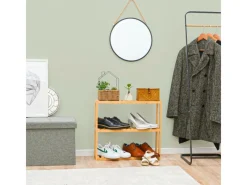 DuneDesign Bambus Regal für das Badezimmer 60 x 54 x 15 cm