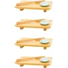Sale DuneDesign 4er Set Japanisches Sushi Brett 27 x 16 x 4 cm mit Schälchen