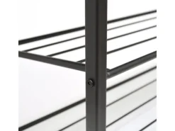 Discount DuneDesign Schuhregal mit Sitzbank 95 x 33 x 52 cm Hellgrau