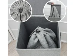 Outlet DuneDesign Wäschesack 100 Liter & 60 Liter Wäschesammler mit Kordelzug