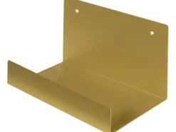 Duraline Regalträger Doppelt Gefalzt Messing 25 cm x 15 cm x 15 cm