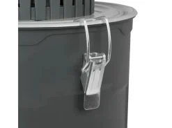 Eberth Elektrische Getreidemühle 50L Eimer 1300 W 13L Einfülltrichter 400 kg/h