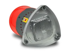 Eberth Elektrische Getreidemühle mit Standfuß 1000 W 6L Einfülltrichter 300 kg/h