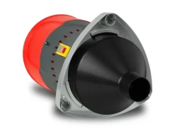 Eberth Elektrische Getreidemühle mit Standfuß 1000 W 6L Einfülltrichter 300 kg/h