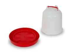 Eberth Geflügel Hühnertränke mit 6 L Kapazität Automatische Geflügeltränke