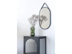 New ebuy24 Adelaide Vitrinenschrank 1 Glastür Schwarz