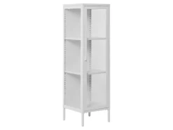 ebuy24 Brisbane1 Vitrinenschrank Weiß