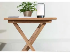 ebuy24 Kenya Gartentisch 70x70cm Natur