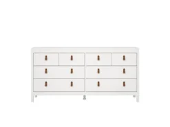 ebuy24 Madrid Kommode 8 Schubladen Weiß