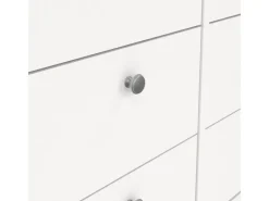 ebuy24 Madrid Kommode 8 Schubladen Weiß