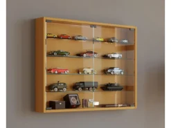 Online ebuy24 Mandosa L Vitrinenschrank an der Wand Montierte 2 Glastüren Buche Dekor