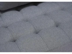 Best ebuy24 Marino Sofa 3 Personen Stoff Grau