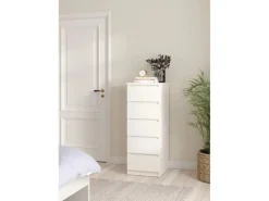 ebuy24 Naia1 Kommode 5 Schubladen Weiß