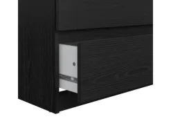 ebuy24 Naia Kommode 6 Schubladen Schwarze Struktur