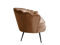 Discount ebuy24 Nice Sofa 3 Personen Velour Cognac Farben