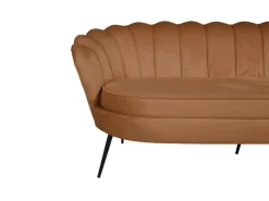 Discount ebuy24 Nice Sofa 3 Personen Velour Cognac Farben