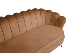 Discount ebuy24 Nice Sofa 3 Personen Velour Cognac Farben