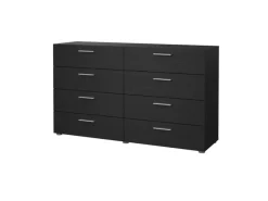Sale ebuy24 Pepe Kommode 8 Schubladen Schwarze Struktur