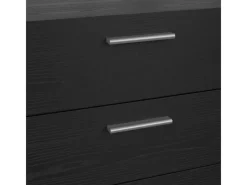 Sale ebuy24 Pepe Kommode 8 Schubladen Schwarze Struktur