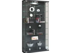 Online ebuy24 RelasL Vitrinenschrank Wandhängend 2 Türen Anthrazit