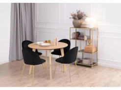 Best ebuy24 Roxby Esstisch Ø105cm EichenDekor