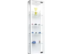 Outlet ebuy24 StanoMini Glasvitrinen Wandhängend 1 Glastür Weiß