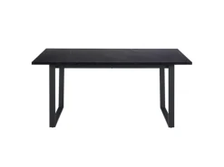 Best ebuy24 Tilst Essgruppe Esstisch mit Schwarzem Marmordruck und 4 Stühlen Samt Beige