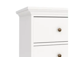 Outlet ebuy24 Venedig Kommode mit 2 Kleinen und 2 Grossen Schubladen Weiss