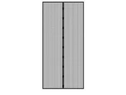 Discount ECD Germany Fliegengitter Tür Insektenschutz Schwarz 100 x 210 cm Klebmontage