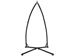 Hot ECD Germany Hängesesselgestell Schwarz 208 cm Belastung bis 120kg Stahlrohr