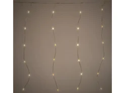 ECD Germany LED Lichtervorhang 300cm 120LED Warmweiß mit Timer 19 Modi
