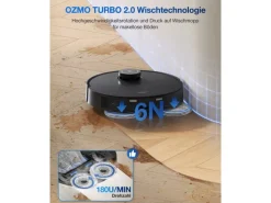 ECOVACS DEEBOT T30S PRO GEN2 Saug- und Wischroboter mit 11.000 Pa Saugkraft