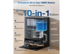 ECOVACS DEEBOT T30S PRO GEN2 Saug- und Wischroboter mit 11.000 Pa Saugkraft