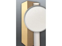 Clearance EDEM 80375BR60 Vliestapete überstreichbar Stoff Textur Textil Struktur 1 Karton mit 6 Rollen 159 m2 Weiß