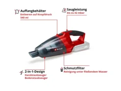 Einhell Power X-Change Akku-Handstaubsauger TE-VC 18 Li Solo inkl. Zubehör