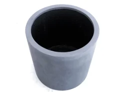 Best Elegant Einrichten Pflanzkübel Fiberglas Zylindrisch D40xH40cm Grau