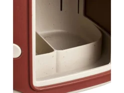 New Elho Vogelfutterhaus Cosy 18 cm Rot-Weiß