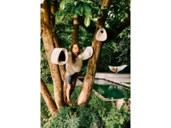 Outlet Elho Vogelfutterhaus Essential 18 cm Grau