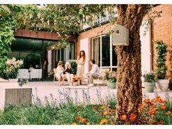 Elho Vogelhaus Cosy 18 cm Beige-Weiß