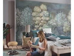 ELLE Decoration by Crown Erismann Fototapete French Forest 400 cm x 270 cm Blau