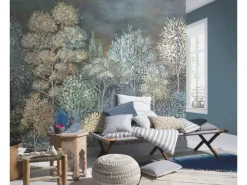 ELLE Decoration by Crown Erismann Fototapete French Forest 400 cm x 270 cm Blau