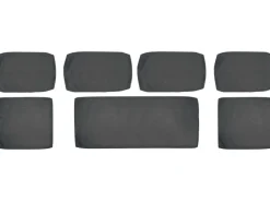 Sale (Ersatz-)Kissenhüllen-Set für Junee Lounge-Sofa-Set Wicker Anthrazit 7-teilig